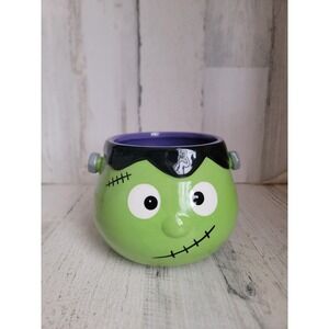 Frankenstein ceramic small‎ candy bowl Halloween home decor figure